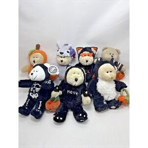 Lot of 7 Starbucks Coffee Bearista Bears Plush Halloween Fall W/Tags 2002-2010